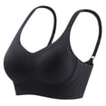 thumbnail image 2 of XFLWAM Women's Wireless No Underwire Bras T Shirt Everyday Bra with Removable Padded Push Up Breathable Seamless Bralettes, 2 of 9