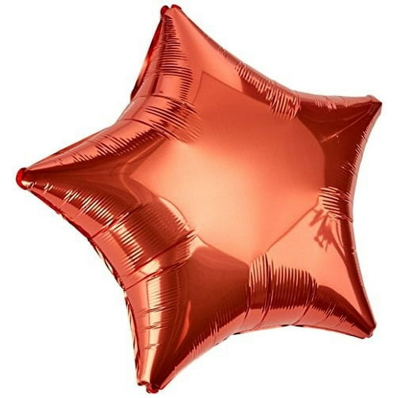 Anagram 19" Red Party Star Foil Flat Balloon