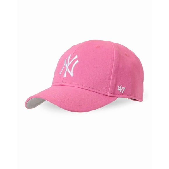 Gorra 47 NY Yankees Pink Youth ajustable 100% algodón