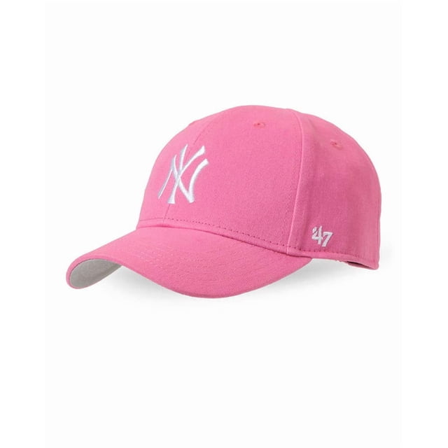 Gorra 47 NY Yankees Pink Youth ajustable 100% algodón