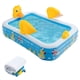 thumbnail image 2 of Piscina inflable Costway para niños pato con rociador 245 x 172 x 95 cm Azul, 2 of 10