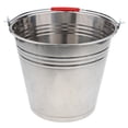 thumbnail image 2 of Cubo de Agua / Leche / Cubeta de Hielo Acero Inoxidable Gran Resistencia para Lácteos - 12L 32cm Sunnimix Mango del cubo de acero inoxidable, 2 of 8