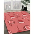 thumbnail image 2 of Ahgly Company Indoor Rectangle Patterned Bean Red Area Rugs, 8' x 10', 2 of 6