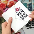 thumbnail image 4 of NobleWorks Mother's Day Greeting Card with 5 x 7 Inch Envelope (1 Card) Mom Amazing Mom - Amazing Day C10351BMDG, 4 of 6
