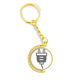thumbnail image 1 of Cable de carga enchufe patron negro Anillo de oro de metal llavero llavero, 1 of 3