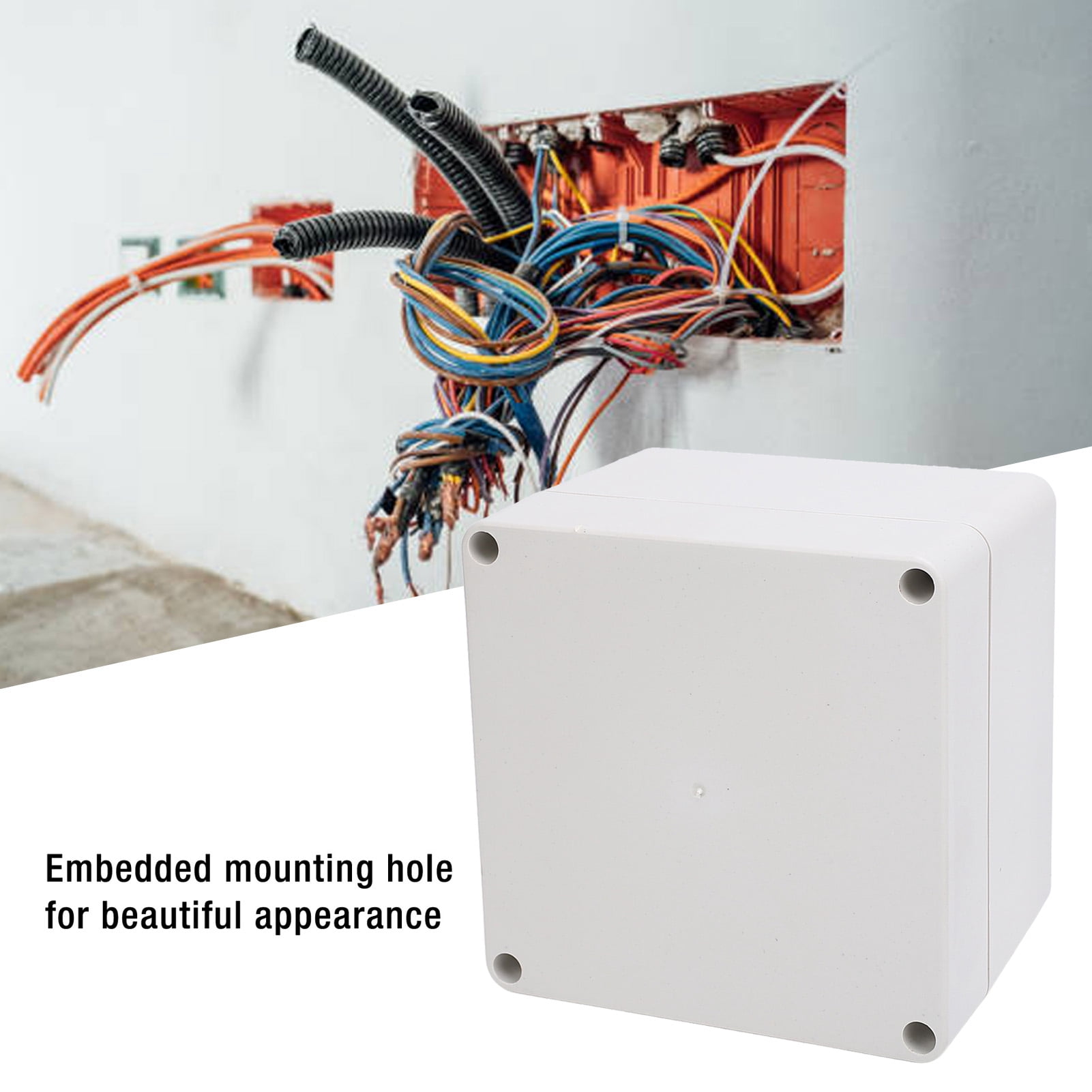 Junction Box, Non Slip IP65 Water Proof Project Box Rusts Proof  For Electronics