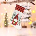 thumbnail image 4 of Suncoda Christmas Tree Decorations, Knitted Christmas Stockings with Santa Claus and Snowman Designs Red Gift Bags Ideal for Christmas Tree Hanging Decoration, 4 of 8