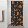 thumbnail image 2 of Trick or Treat Halloween Pattern Shower Curtain 36"x72" ,Bathroom Decorative Shower Curtains Set with 12 Hooks,Modern Waterproof Washable Shower Curtain, 2 of 6