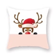 thumbnail image 1 of Advancent Funda de almohada de 2 piezas con estampado de elementos navideños, decoración de funda de almohada de poliéster lavable para sofá, funda de Kits de decoración para fiestas B-06732 Advancent HA007819-32, 1 of 6