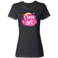 thumbnail image 3 of Inktastic Artist I Love Art Women's T-Shirt, 3 of 5