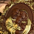 thumbnail image 3 of Holy family icon baby jesus christmas wooden craft gift wall decoration christian family prayer blessing, 3 of 5
