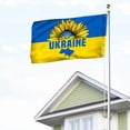 thumbnail image 4 of Flagwix Ukraine Peace Sunflower Grommet Flag DDH3385GF - 4x6 ft., With Flag Pole Rings, 4 of 6