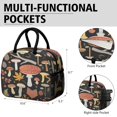 thumbnail image 6 of Lunch Bag Women Insulated Lunch Box Reusable Leakproof Large Cooler Tote for Healthy Eating Enthusiasts with Side Pockets for Work Office Picnic Mushroom, 6 of 7