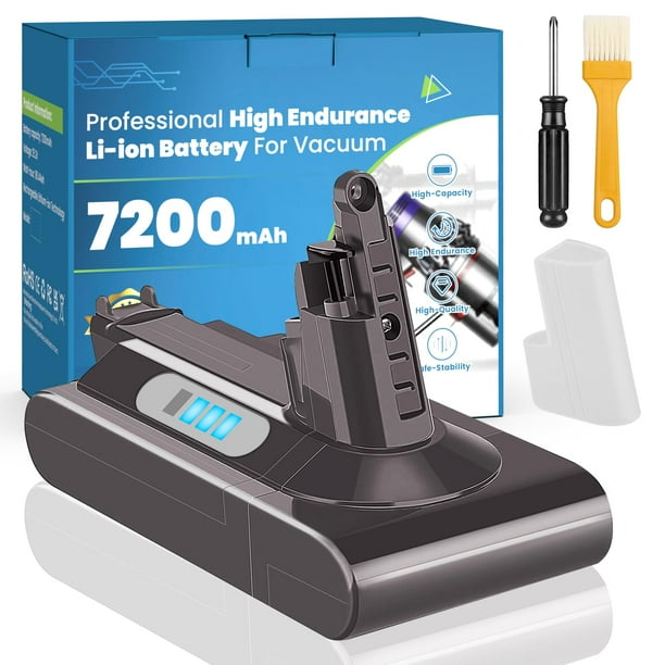 Batería de repuesto OHZHAO para Dyson V10 7200 mAh 25,2 V Li-ion
