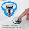 Drain Replace Broken or Missing Bathroom Drain Stoppers in Seconds, No