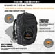 thumbnail image 4 of Mochila deportiva Miramrax, 45 L, impermeable, negra, 4 of 9