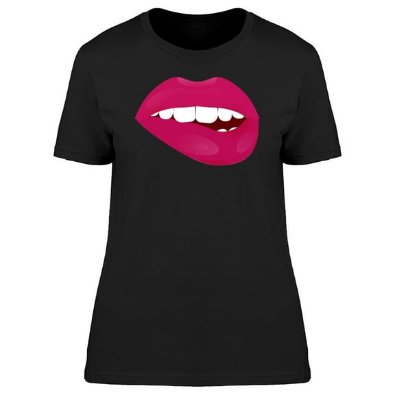 Glamour Lips Doodle Tee Women's -Image by Shutterstock