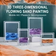 thumbnail image 5 of 3D Moving Sand Art Picture for Desk Decor, 7-Inch Hourglass with Flowing Sand, Acrylic Base for Office and Home, Stress Reliever and Decorative Piece, 25ml Sand, 5 of 5