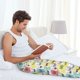 thumbnail image 5 of Balery Cute French Bulldog Pantalones de pijama para hombre, pijama ultraligero, pantalón de descanso-Small, 5 of 6