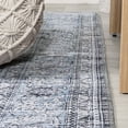 thumbnail image 4 of JONATHAN Y WASHABLE 3 x 5 Area Rug, Bausch Bohemian Distressed Chenille - Dark Gray/Blue, WSH201D-3, 4 of 8