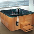 thumbnail image 5 of ChicHomey 360° Rotation Spa Caddy Side Table Tray-Anti-Slip,​​Detachable Spa Tray Table​,Keep Snacks and Drinks Handy and Dry,Space-Saving for Shower/SPA/Pool, 5 of 12