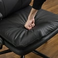 thumbnail image 4 of Ktaxon High Back Office Chair – Swivel Desk Chair with Wheels, Adjustable Height & Flip-Up Armrests, Cat Scratch Resistant Fabric Black, 4 of 7