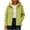 Green, variant on Women's Waterproof Rain Coat Hooded Zip up Softshell Windbreaker Casual Windproof Hiking Jacket with Pockets XS-3XL