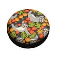 thumbnail image 3 of Kll Sloth On The Branch Tire Cover,Universal Wheel Tire Cover For Trailer, Rv, Suv, Truck,Camper And Many Vehicle,(17 Inch), 3 of 8
