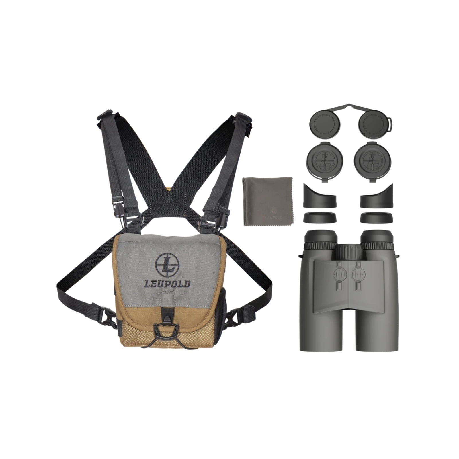 Leupold BX4-Range HD Gen 2 12x50mm TBR/W Rangefinding Binoculars, Shadow Gray, 4,000 Yard Range, OLED Display, Elite Optical System (185700)