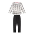 thumbnail image 1 of Sanetta Pijama largo para niñas - Adolescentes, estrellas, pijama, jersey sencillo Negro/Blanco 140, 1 of 3