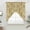 Yellow, variant on Beige Brown Green Swag Curtains for Kitchen/Bedroom/Living Room, Retro Botanical Abstract Art Scalloped Curtains 63 Inch Long, Rod Pocket Window Swag Topper Curtains Valances 2 Panels Set 36"x63"