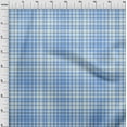 thumbnail image 4 of oneOone Cotton Cambric Baby Blue Fabric Check Sewing Craft Projects Fabric Prints By Yard 42 Inch Wide, 4 of 4