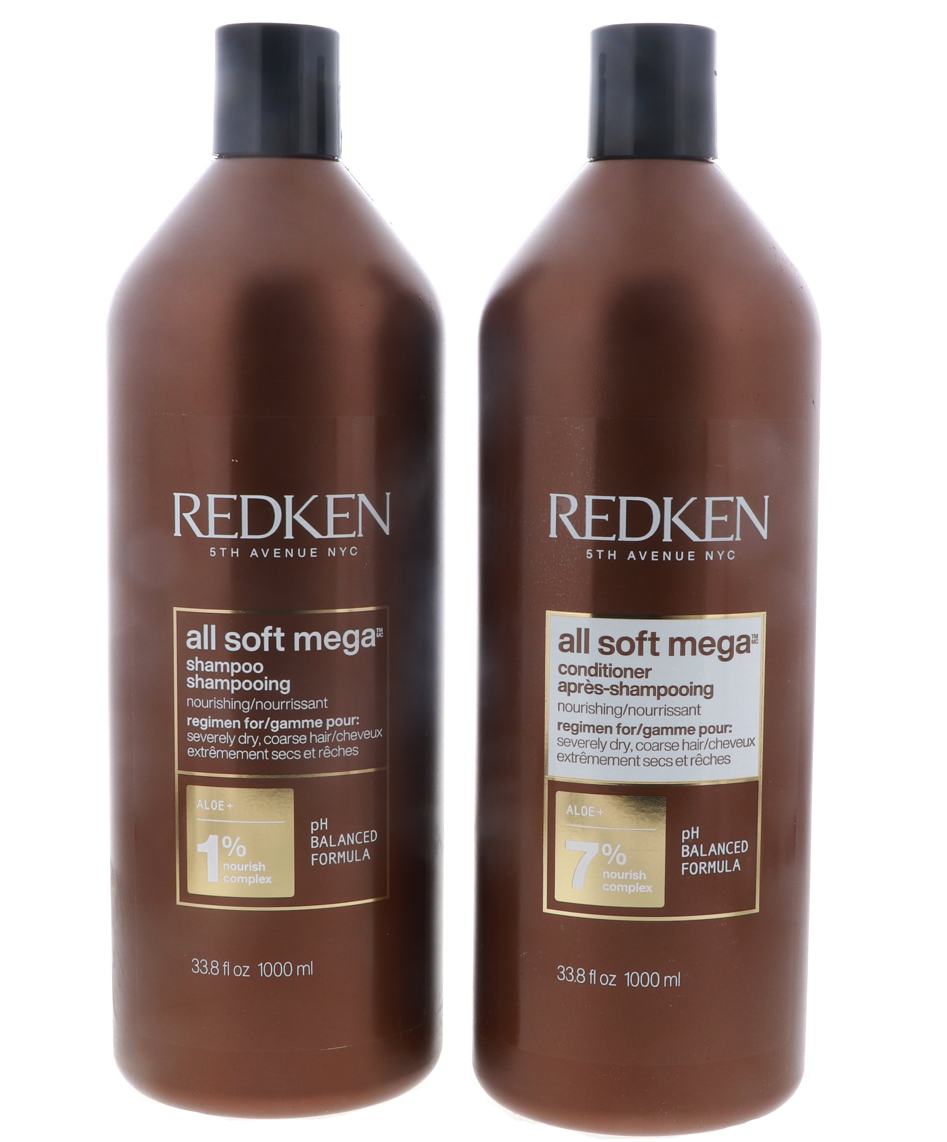 vakuum dybtgående grim Redken All Mega Soft Shampoo And Conditioner 33.8 oz/1000 ml Set -  Walmart.com