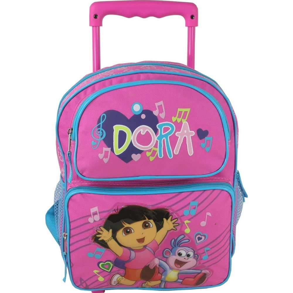 Dora the Explorer Small Rolling Backpack Dora the Explorer Music