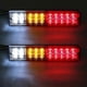thumbnail image 2 of 2 x LED Tail Lights Reversing Brake Turn Signal Lighting Tail Light 40 LED Univesel 12V 24V for Trailer Truck Caravan UV Boat Motorhome, 2 of 5
