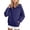 Navy, variant on YHAJDS Girl Sweatshirts Fall Pullover Shirts Solid Color Hooded Pullover Long Sleeve With Side Pockets Warm Daily Tops