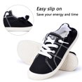 thumbnail image 6 of JENN ARDOR Women's Sneakers Canvas Low Top Lace Up Slip On Shoes Fashion Casual Comfortable Walking Flats Non Slip Platform Loafers, 6 of 8