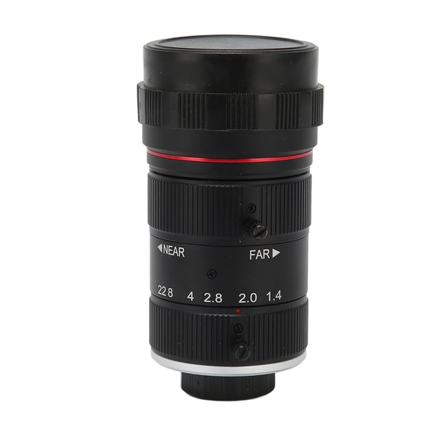 Lente de cámara de iris manual lente de cámara CCTV de baja distorsión 12 megapíxeles para cámara industrial