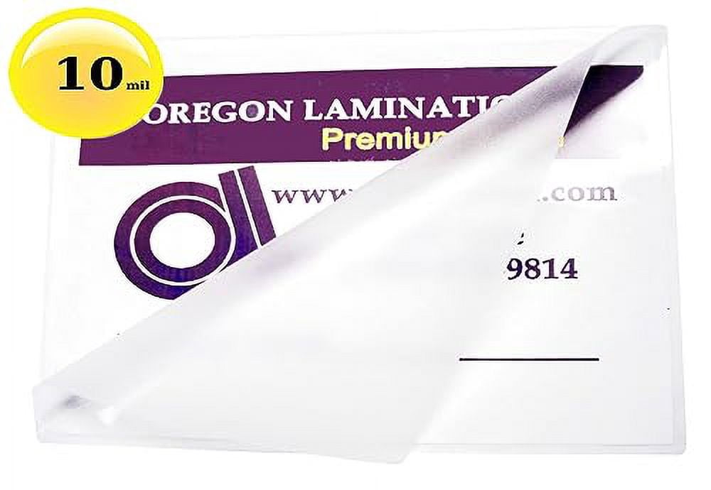 10 Mil 3 x 5 Small Index Card Laminating Pouches Hot 3x5 Laminator Sleeves Qty 25