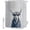 Blue, variant on Highland Cow Reading Newspaper on The Toilet Shower Curtain for Bathroom, Funny Animal Waterproof Cloth Fabric Bathroom Accessories Set with 9 Rust Proof Plastic Hooks, 36"x72"