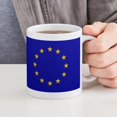 thumbnail image 4 of CafePress - EU European Union Mugs - 11 oz Ceramic Mug - Novelty Coffee Tea Cup, 4 of 4