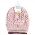 thumbnail image 2 of Hudson Baby Family Knitted Caps 3pk, Pink Cream, Infant Toddler, 2 of 5