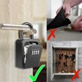 thumbnail image 2 of Key Safe with Shackle,Waterproof Key Cabinet Key Box for Outdoor Combination Key Safe for Home, Garage, 2 of 5