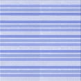 thumbnail image 1 of Ahgly Company Machine Washable Indoor Square Transitional Sky Blue Area Rugs, 4' Square, 1 of 7