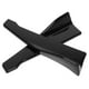 thumbnail image 3 of 2pcs Car Rear Bumper Splitter Lip Protection Universal Winglet Diffuser Glossy Black, 3 of 5
