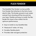 thumbnail image 4 of QuietKat KATQKFF Black Quietkat Flex Fender, 4 of 4