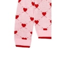thumbnail image 5 of Way to Celebrate Toddler Girl Valentines Day Sweater, Sizes 12M-5T, 5 of 6
