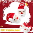 thumbnail image 4 of Lujianch Toddle Footwear Winter Warm Floor Shoes Soft Sole Indoor Warm Santa Toddler Shoes Lightweight Athletic Shoes Size 12-18 Months, 4 of 5