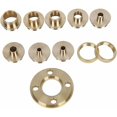 thumbnail image 3 of Router Guide Kit, 11 Pieces Imperial Size Brass Router Template Guide Kit, with Lock Nut Adapter with Case, 3 of 4