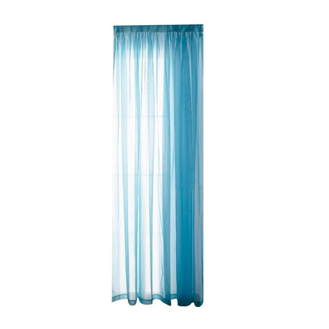 Curtain Living Room Lightweight Voile Drapes 2 Rod Pocket Window Sheer Curtains for Light Filtering 54x84 Inch End